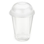 12oz - 14oz rPET Milkshake Cups & Domed Lids Combo