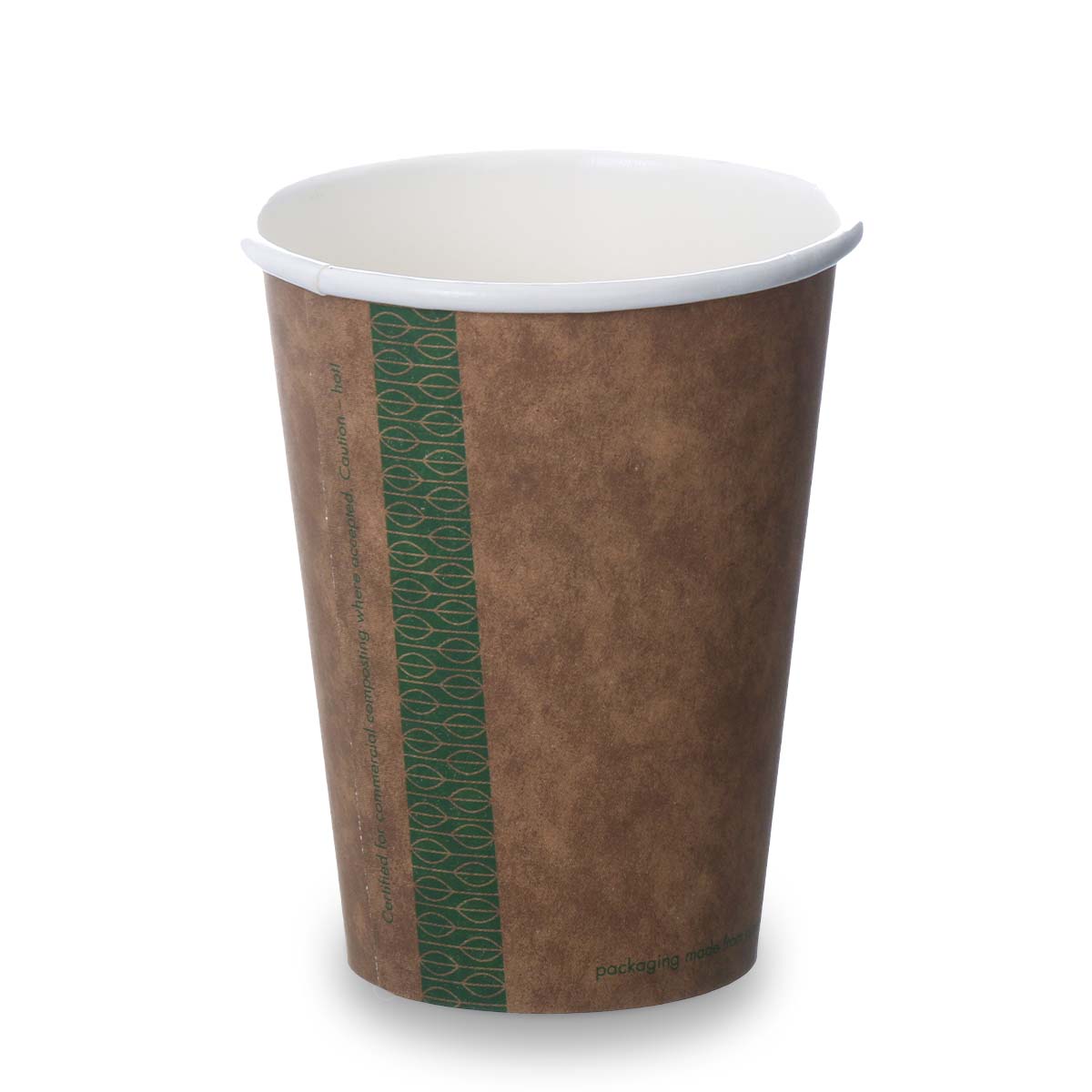 12oz Single Wall Compostable Vegware Kraft Cup (1000)