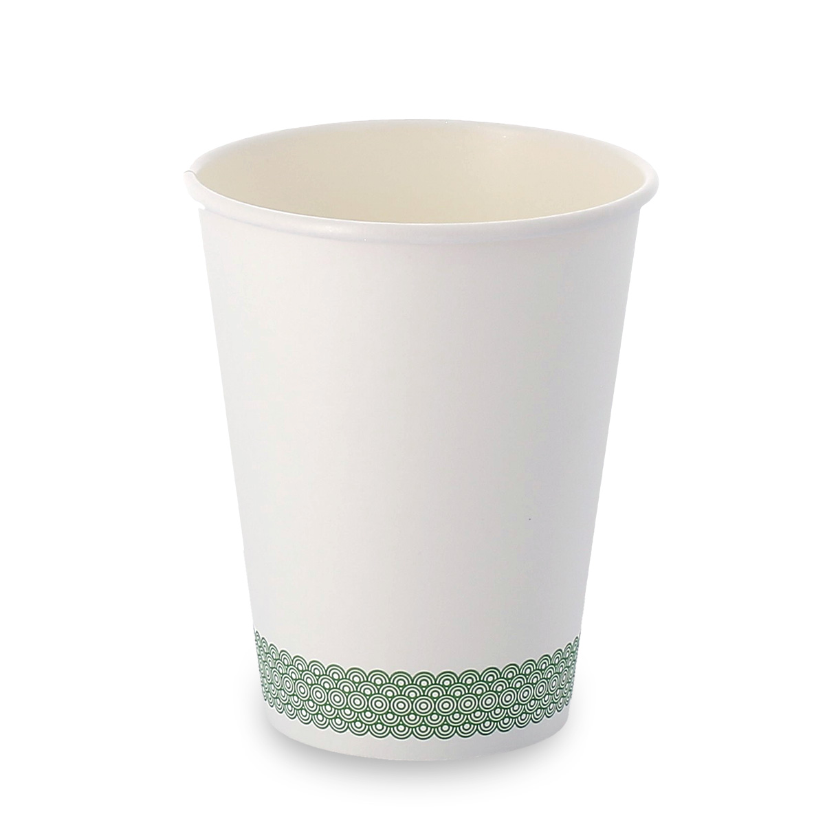 12oz Single Wall Compostable White Cup