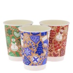 12oz Vegware Double Wall Christmas Cups