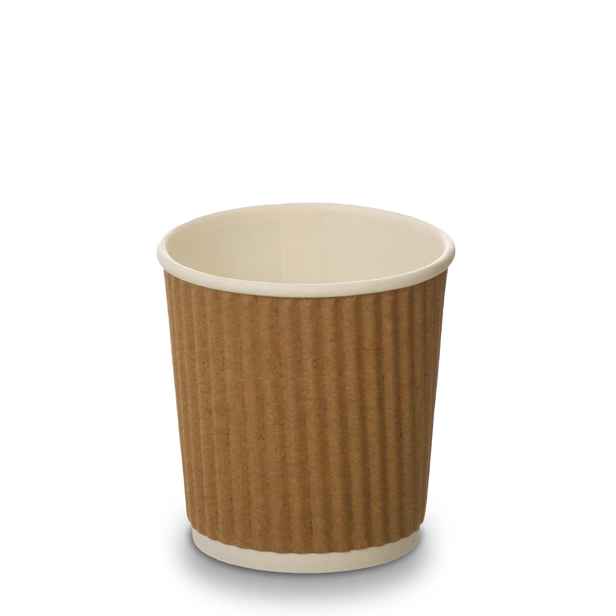 4oz Kraft Brown Ripple Cups (1000)