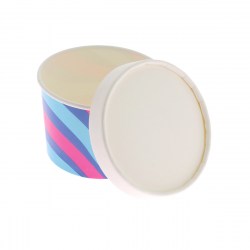 6oz Paper Ice Cream Lid