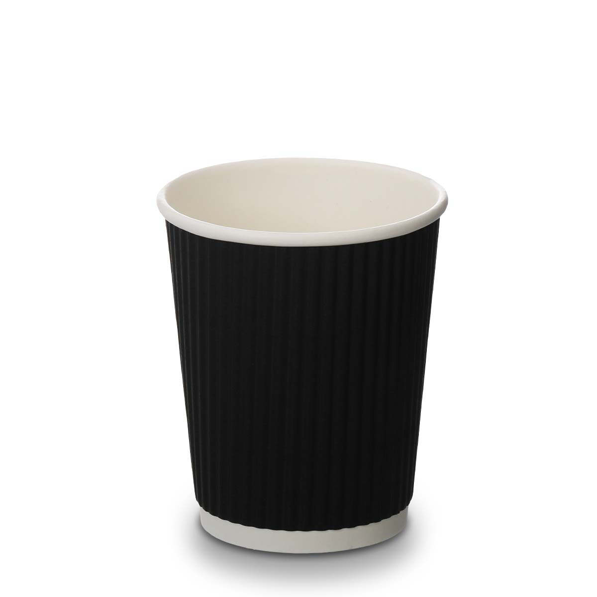 12oz Black Ripple Cups (100)