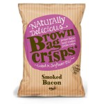 Brown Bag Crisps Smoked Bacon