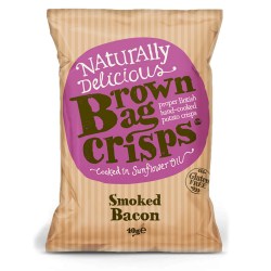 Brown Bag Crisps Smoked Bacon