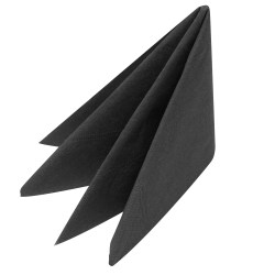 Black Napkins 33cm 2ply (2000)