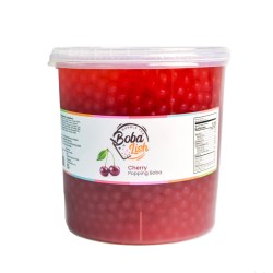 Boba Lish Cherry Popping Boba Pearls for Bubble Tea 3.4kg