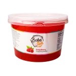 Boba Lish Raspberry Popping Boba Pearls for Bubble Tea 2.1kg