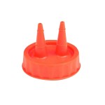 Precision Dual FIFO Dispensing Cap - Orange