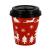 10oz Single Wall Cups - Festive Red Design (1000)